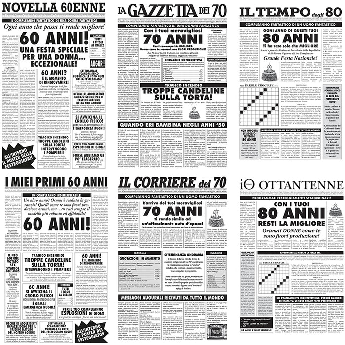 BIGLIETTO QUOTIDIANO 60 70 E 80 ANNI