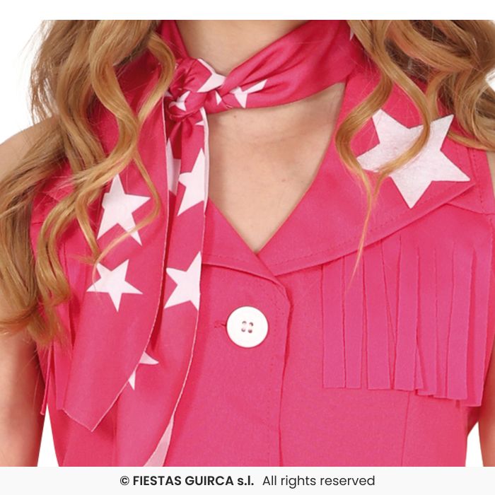 COSTUME PINK GIRL RAGAZZA COWGIRL
