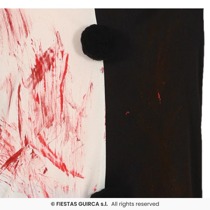 COSTUME KILLER CLOWN BIANCO E NERO RAGAZZINO