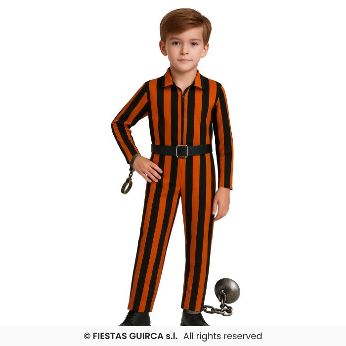 COSTUME DA CREEPY CLOWN IL PRIGIONIERO RAGAZZINO