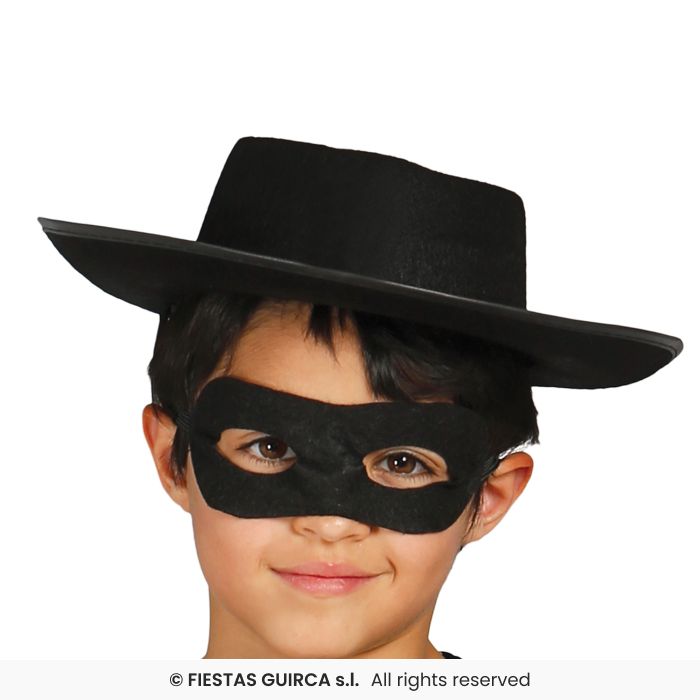 COSTUME DA SPADACCINO NERO PER BAMBINO