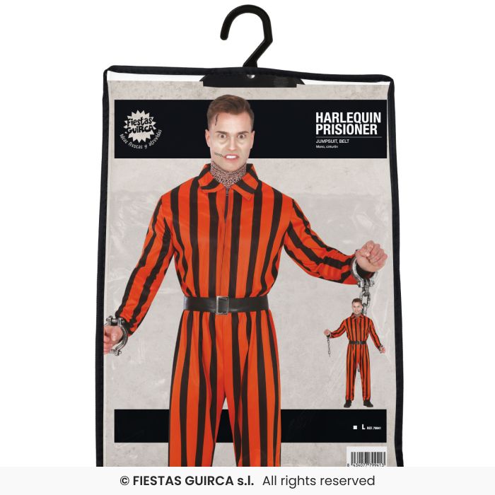 COSTUME PRIGIONIERO A RIGHE L