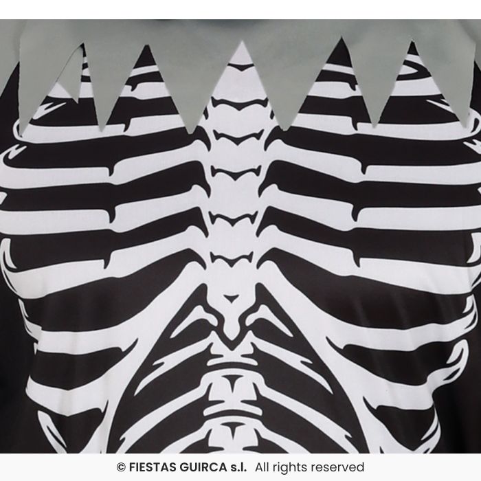 COSTUME SCHELETRO CON MASCHERA E CAPPUCCIO