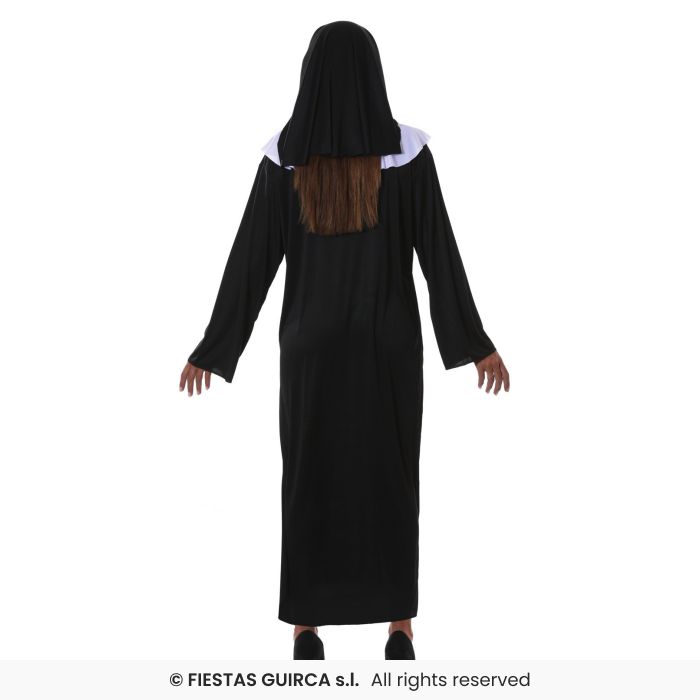 COSTUME DA MONACA SUORA CON COPRICAPO