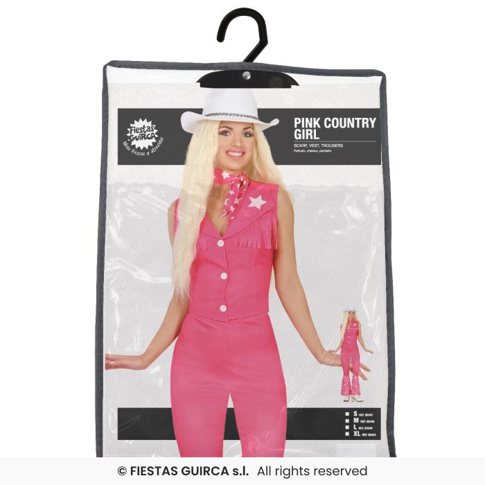 COSTUME COUNTRY GIRL ROSA COWGIRL RODEO