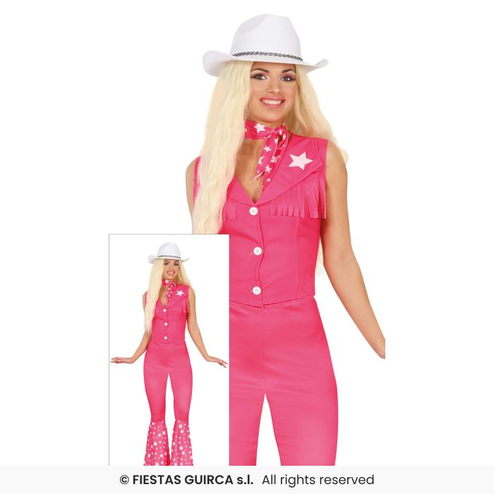 COSTUME COUNTRY GIRL ROSA COWGIRL RODEO