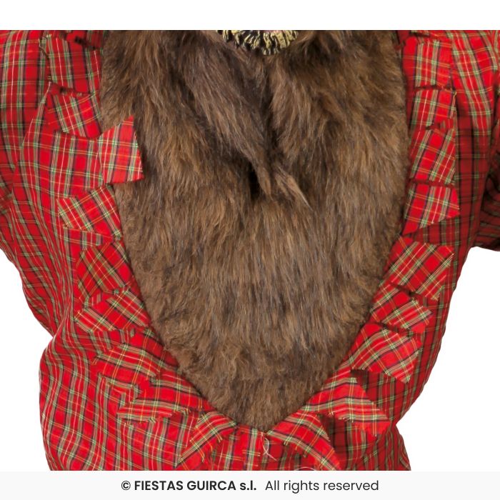COSTUME LUPO MANNARO CON MASCHERA PELOSA L