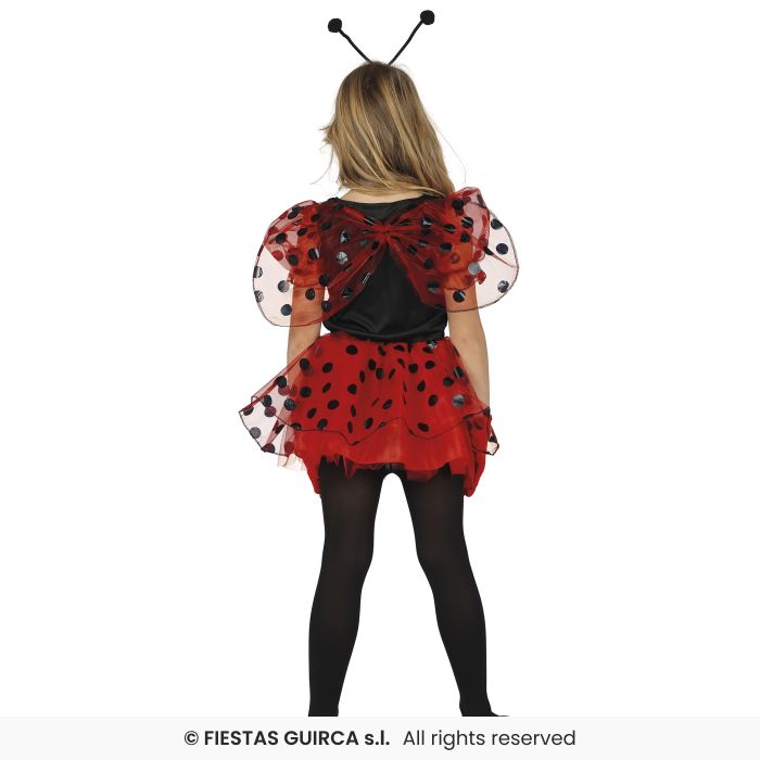 COSTUME COCCINELLA BAMBINA 5-6 ANNI