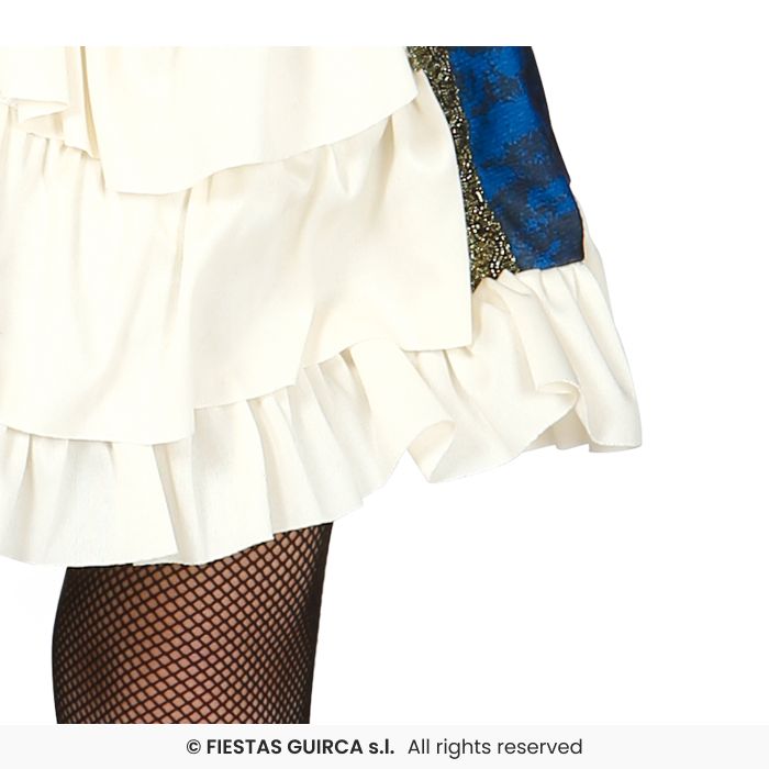 COSTUME CORSARA PIRATESSA BLU BAMBINA