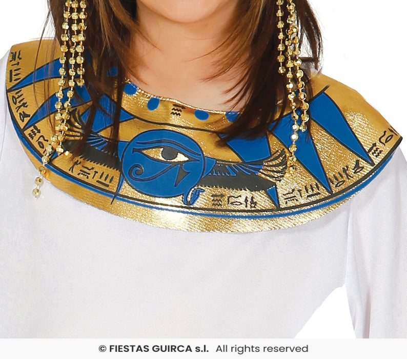 COSTUME FARAONA EGIZIANA BIANCA E ORO BAMBINA