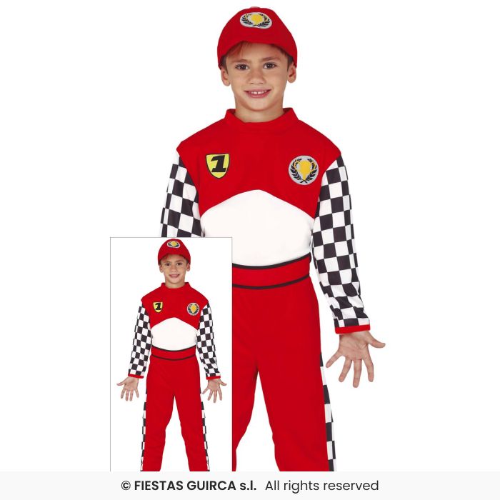 COSTUME PILOTA DI FORMULA UNO BAMBINO