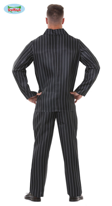 COSTUME GANGSTER UOMO IN GESSATO L