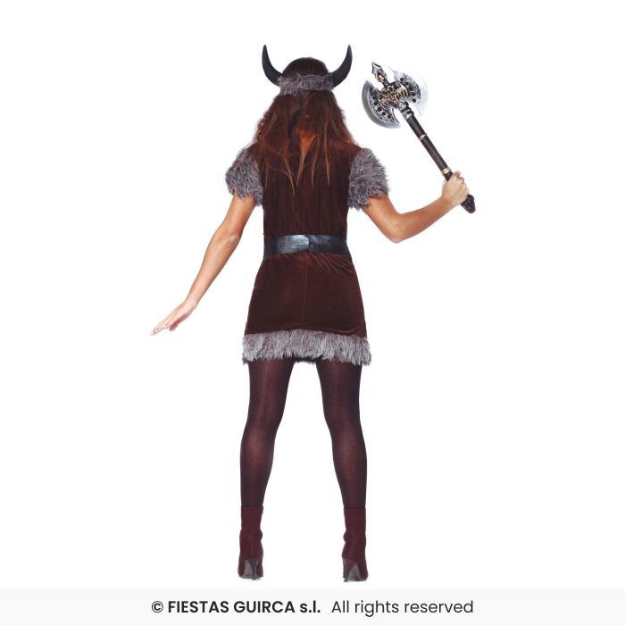 COSTUME DONNA VICHINGA CON PELLICCIA