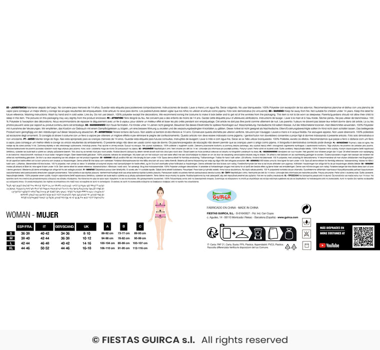 COSTUME DEA DELL'OLIMPO