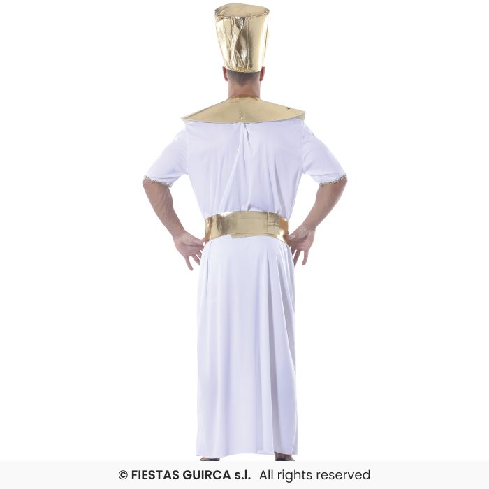 COSTUME FARAONE EGIZIANO BIANCO DA ADULTO