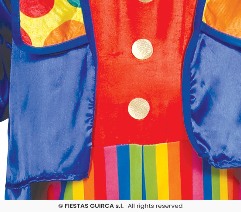 COSTUME CLOWN MULTICOLOR BAMBINO