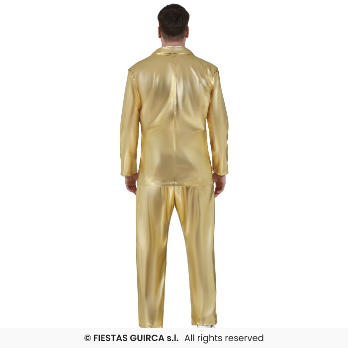 COMPLETO UOMO ORO METALLIZATO