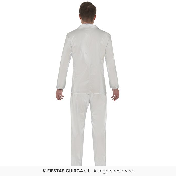 COMPLETO UOMO ARGENTO METALLIZATO