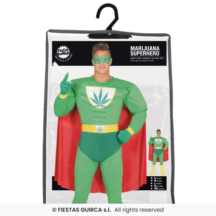 COSTUME SUPEREROE MARIJUANA XL