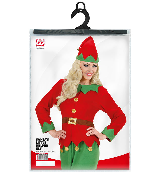 COSTUME ELFO DONNA AIUTANTE DI BABBO NATALE1
