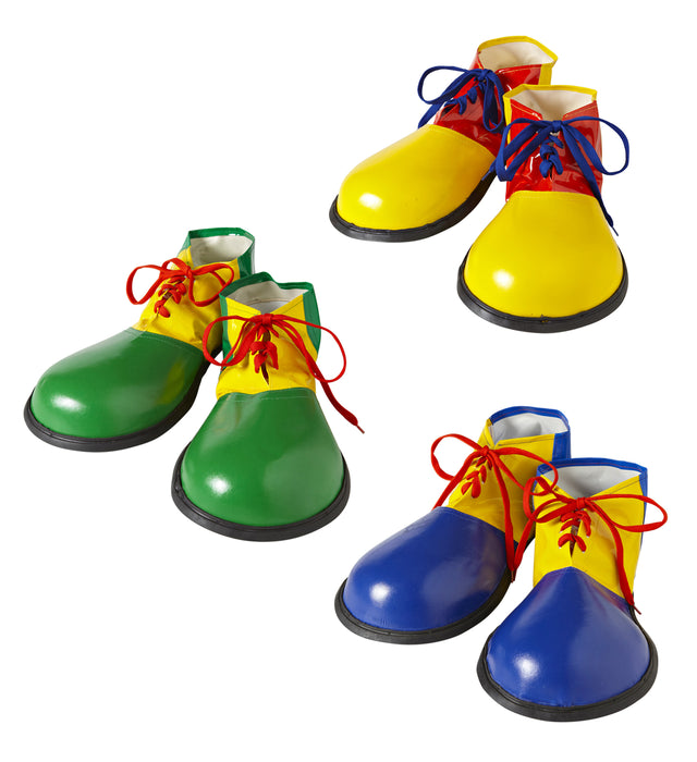 SCARPE DA CLOWN ADULTO CON SUOLA IN GOMMA