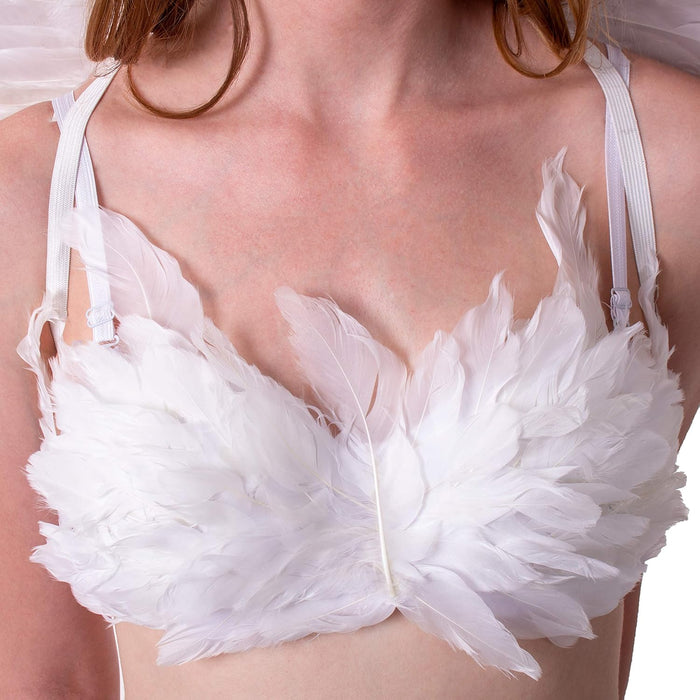 REGGISENO ANGELO PIUME BIANCHE