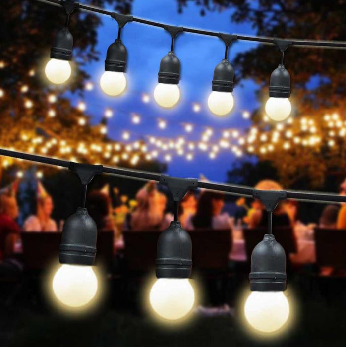 GHIRLANDA 10 LUCI BIANCHE PER GIARDINO MT 5