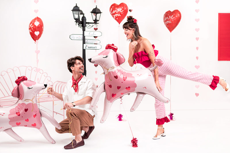 PALLONCINO CUORE ROSSO LOVE YOU IN MYLAR