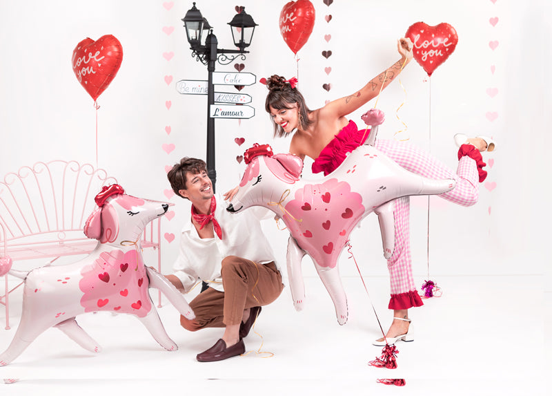 PALLONCINO CUORE ROSSO LOVE YOU IN MYLAR