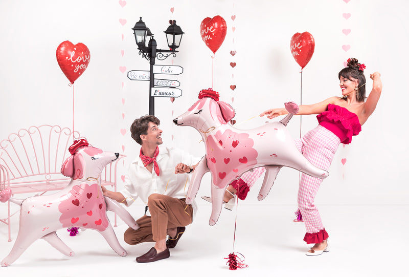 PALLONCINO CUORE ROSSO LOVE YOU IN MYLAR