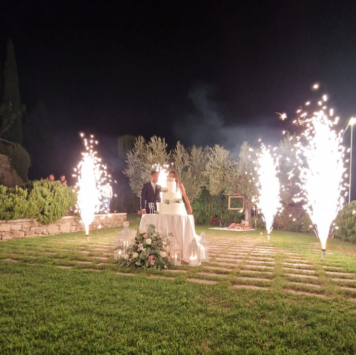 FONTANA CON GETTO COLORATO PER EVENTI SPECIALI