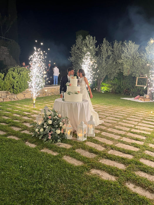 FONTANA CON GETTO COLORATO PER EVENTI SPECIALI