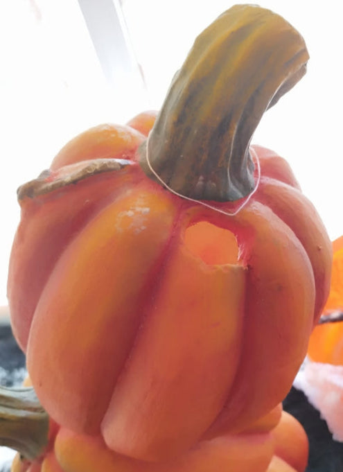 3 ZUCCHE DI HALLOWEEN IN ARGILLA