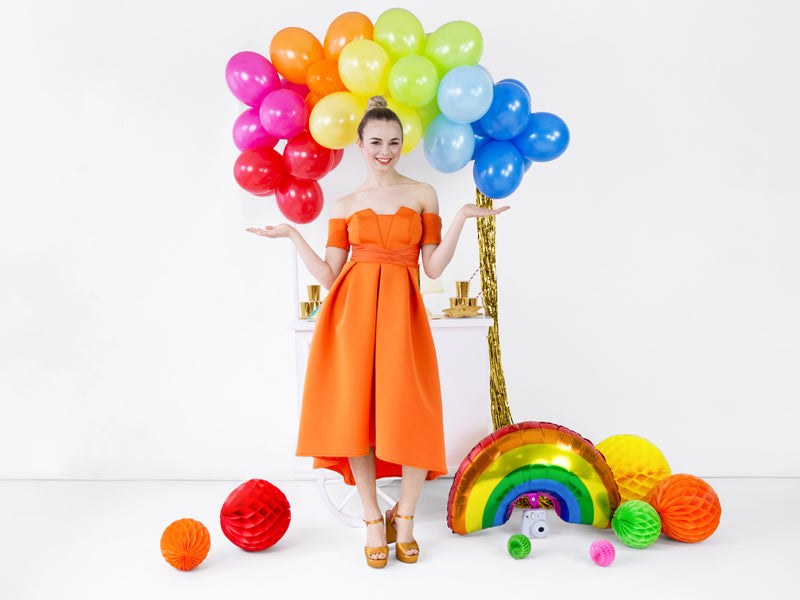 SFERA IN CARTA A NIDO D'APE PER DECORAZIONE CM 20