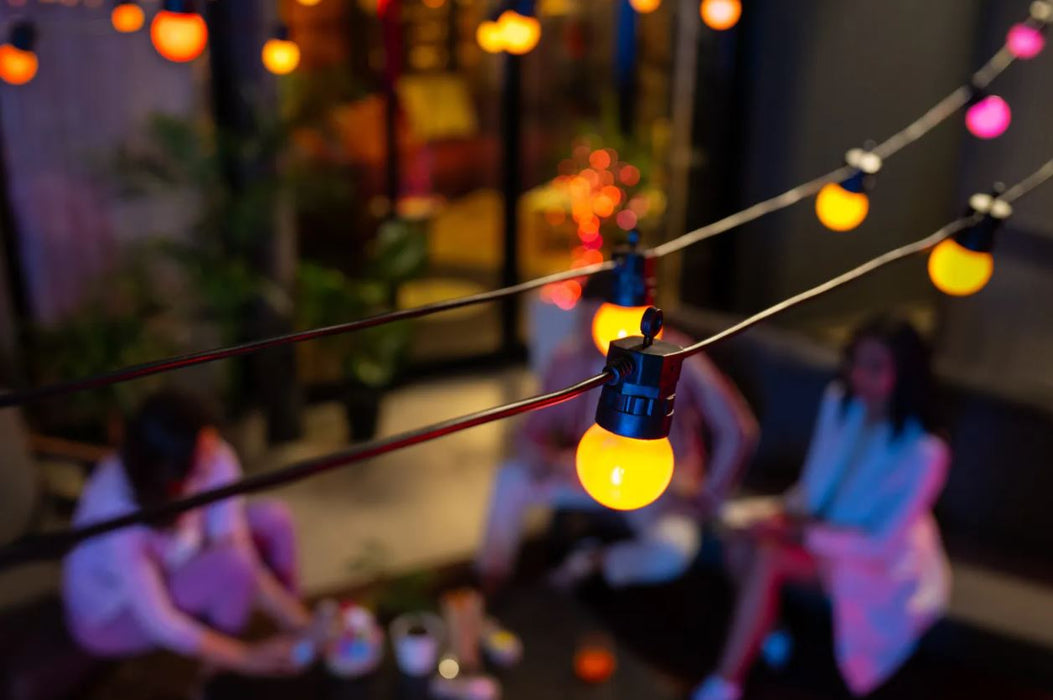 GHIRLANDA 10 LUCI COLORATE PER GIARDINO MT 5