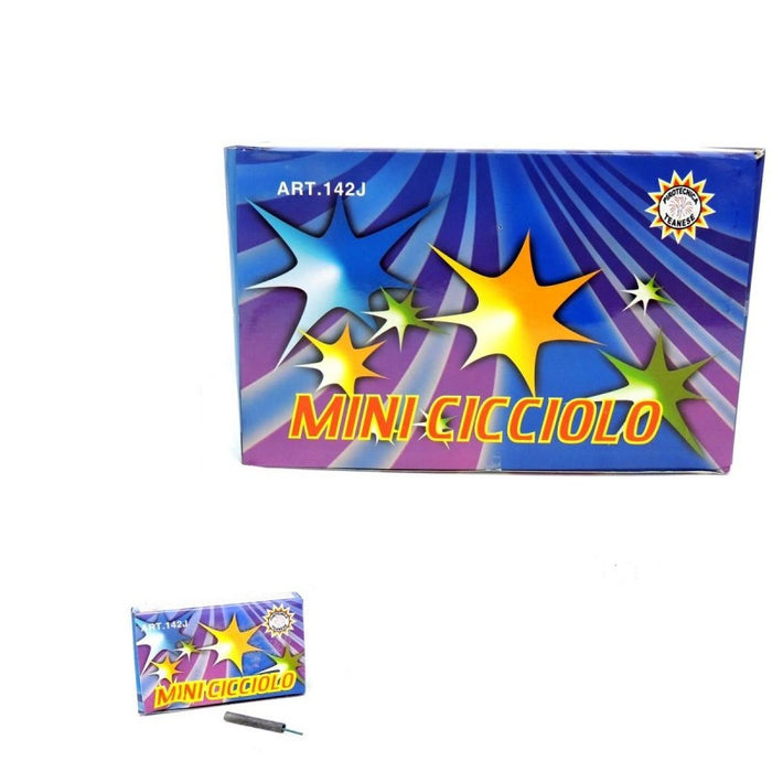 48 MINI CICCIOLI CON MICCIA ACCENSIONE