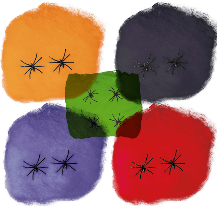 RAGNATELA COLORATA PER AMBIENTAZIONE HALLOWEEN