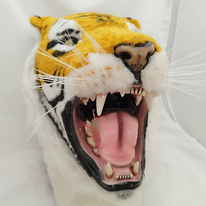 TESTA TIGRE MASCOTTE IN PELUCHE