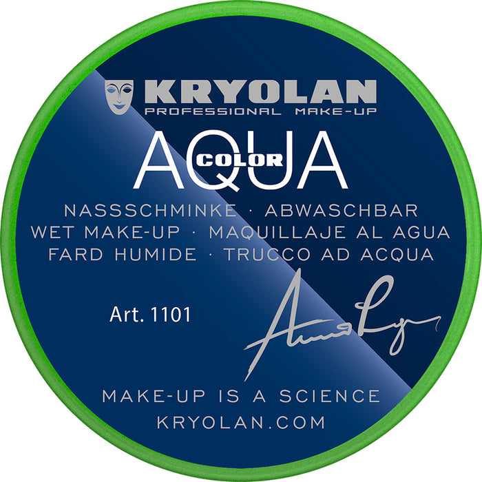 Kryolan aquacolor professionale ml 8 verde lime