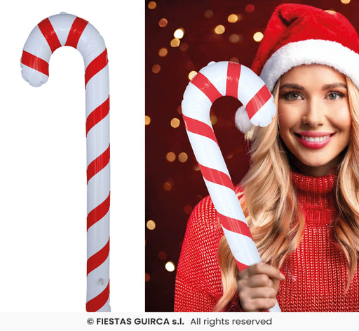 bastoncino di plastica gonfiabile per natale