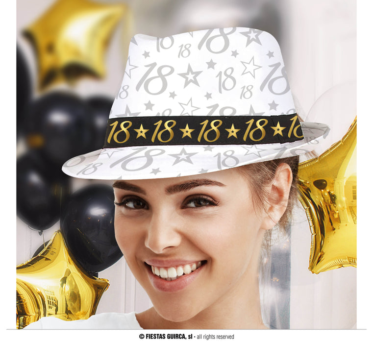 CAPPELLO 18 ANNI GANGSTER BIANCO