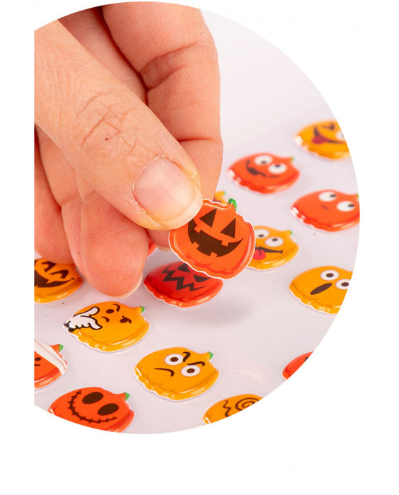 CARTELLA STICKERS ZUCCHE DI HALLOWEEN