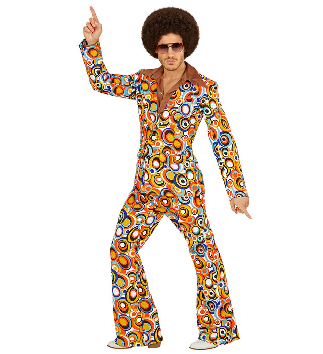COSTUME UOMO GROOVY STYLE ANNI 70 DISCO