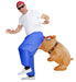 costume gonfiabile cane bulldog