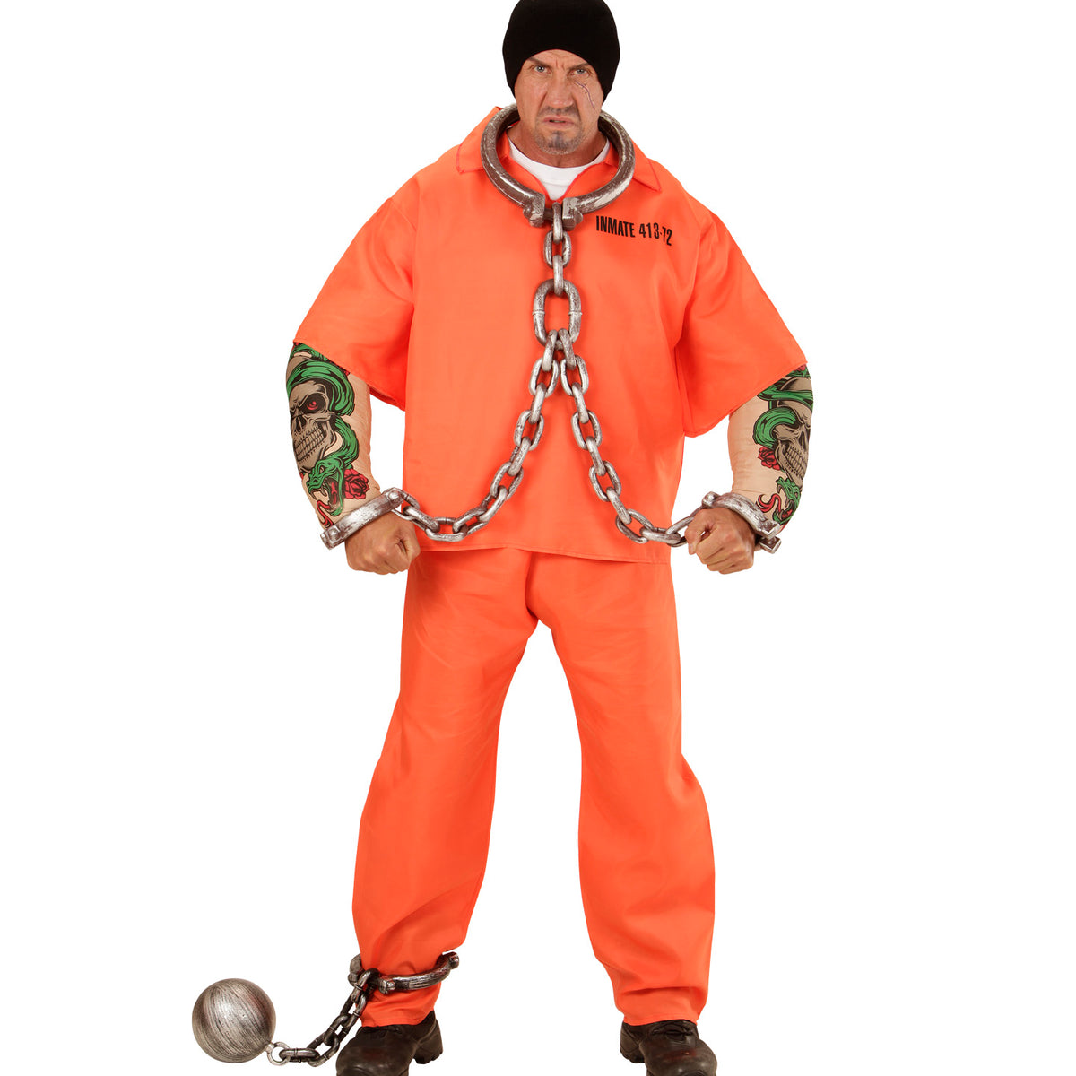 COSTUME DA CARCERATO TATUATO SING SING —