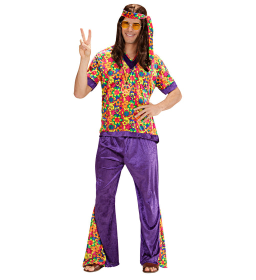 costume hippie a fiorellini