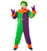 costume joker con tuta viola verde