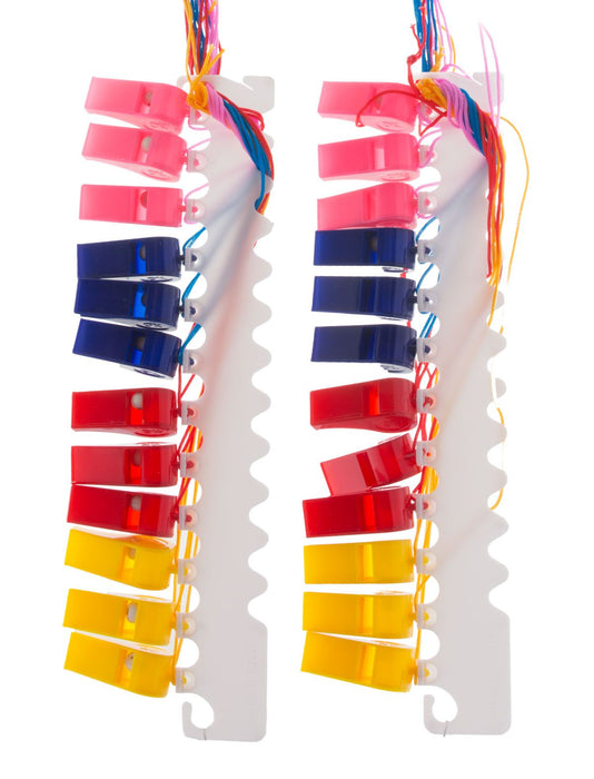 24 FISCHIETTI IN PLASTICA