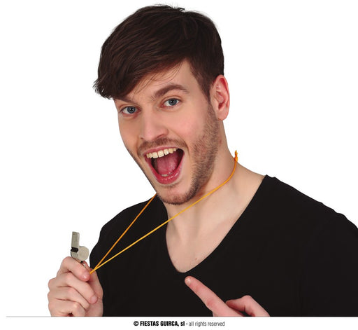 fischietto arbitro in metallo