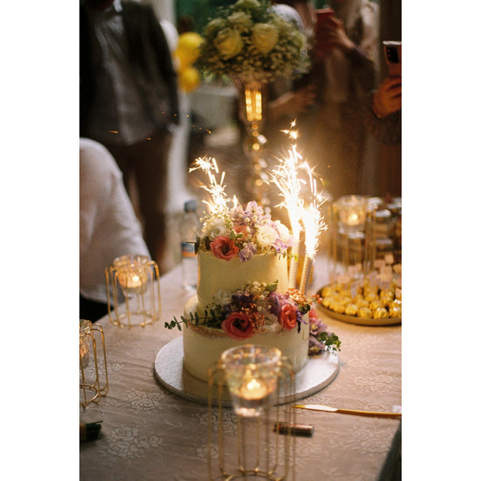 3 FONTANE PIROTECNICHE PER TORTA